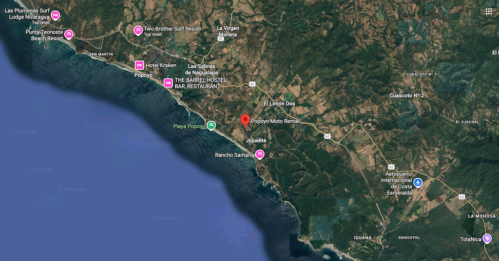popoyo moto rental google maps